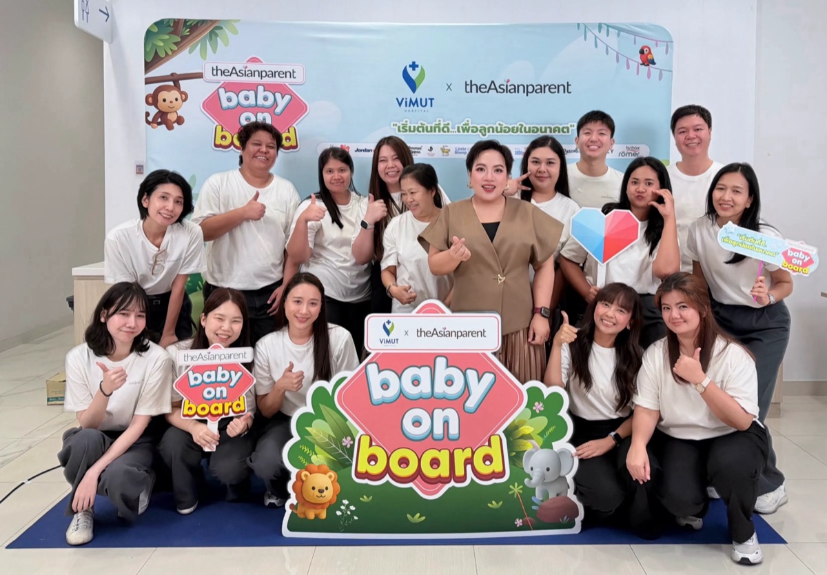 The theAsianparent Thailand team at the Baby on Board event